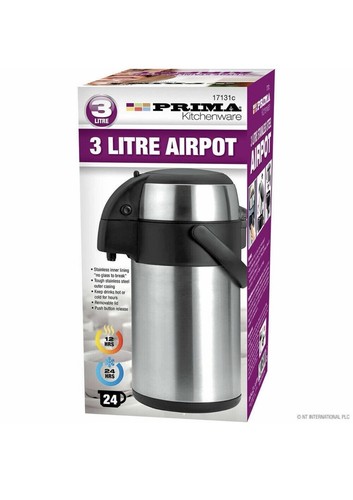 Stainles steel airpot hot - 3l,