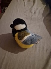 K&M International Wild Republic Great Tit Bird Soft ToyWith Authentic Bird Song