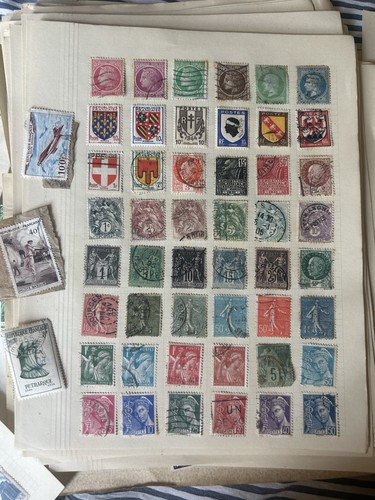 Vintage french stamp - vintage,