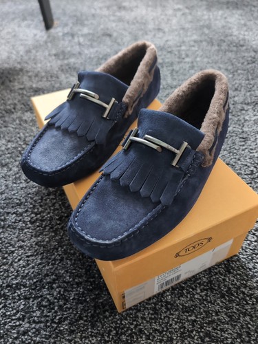 Tods loafer shoes shearling - tods,