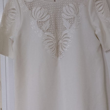 Biba Ivory Lace Embroidered