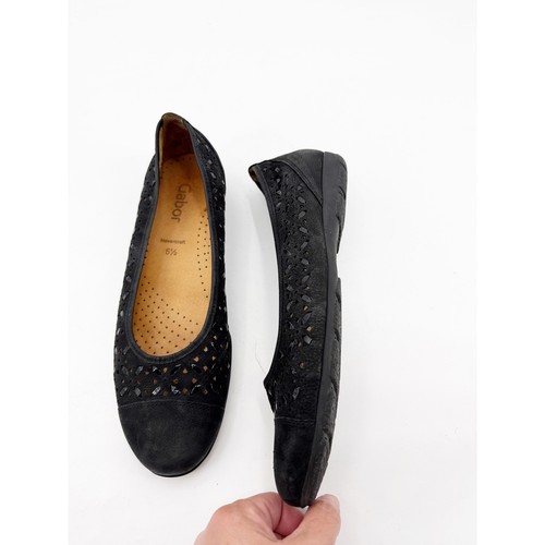 Gabor hovercraft black leather - black,