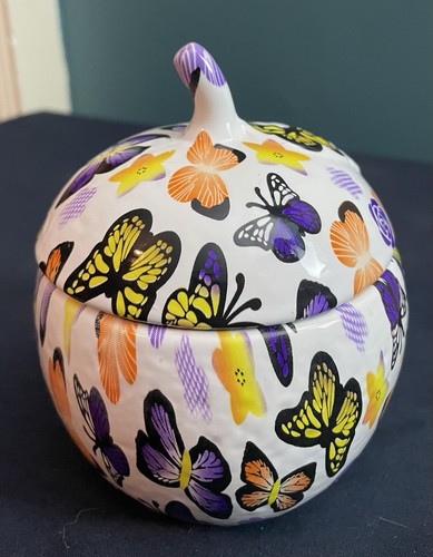 Contemporary ceramic lidded - a,