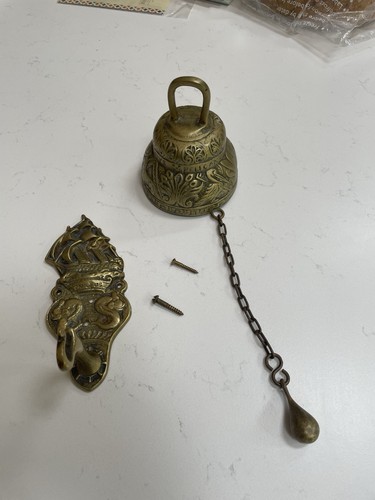 Vintage antique brass church - brass,