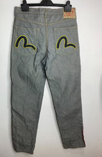 VTG Men’s EVISU selvedge denim Jeans W 32 L 35 VGC reverse Genes *marks straight