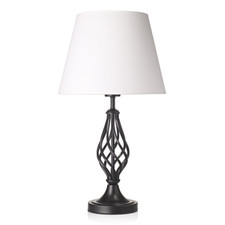 Traditional Matte Black Table