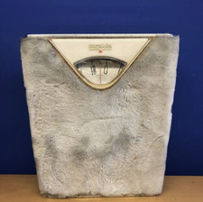 Retro Vintage Borg Bathroom Scales with magnification window made in USA 1960s