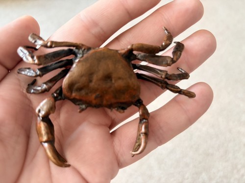 Solid brass giant king - king, crab