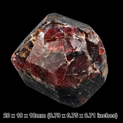 Mali garnet rough - rough, crystal