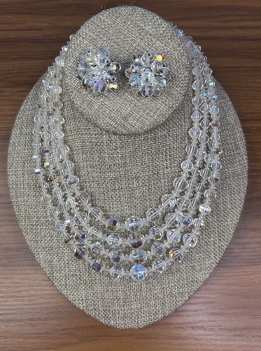 Vintage crystal aurora - crystal,