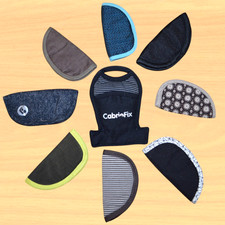 9 x MAXI-COSI CABRIOFIX / ROCK CARSEAT SEAT BELT SHOULDER STRAP CROTCH COVER PAD