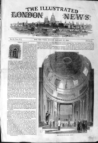 Original old antique print - old,