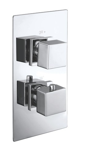 Square concealed thermostatic - square,