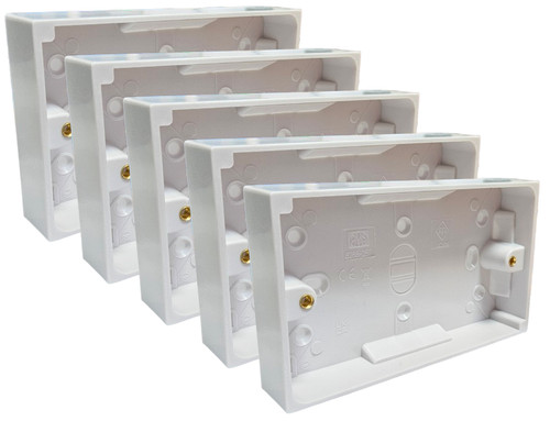 Double socket back box - socket, 2