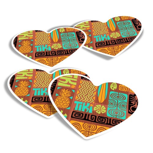 Heart stickers tiki - heart,