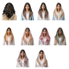Latin Mass Headscarf for Women Catholic Mantilla Scarf Headwrap Scarf