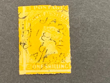 Australia - Sth. Aust -  1855-58 - Imp - 1/- Yellow