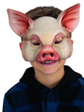 Child Pig Mask Fancy Dress