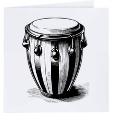 'Bongo Drum' Greeting Cards