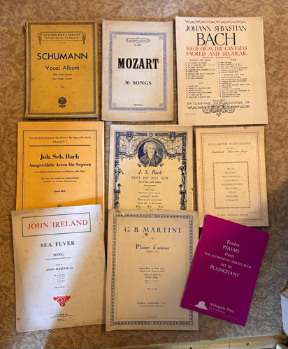 Sheet music song book - sheet, &