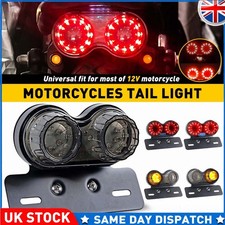 AUXITO Turn Motorcycle Tail Signal LED Brake Amber Light Red White super Bright