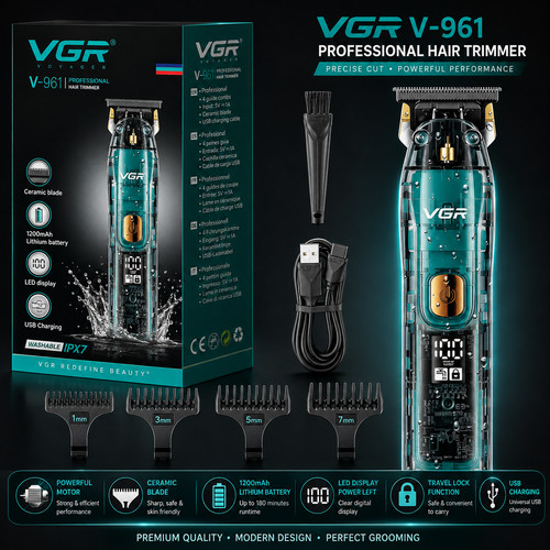 Vgr beard hair trimmer - hair,
