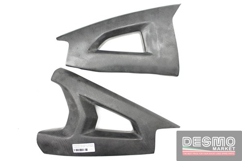 Carbon swingarm guards