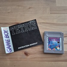 Gameboy Original Tetris with original instruction booklet