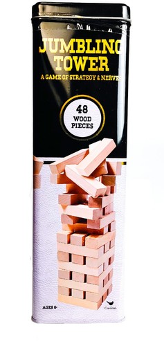 Jumbling tower game of - jumbling, a