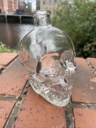 Skull head decanter glass - decanter, 4”