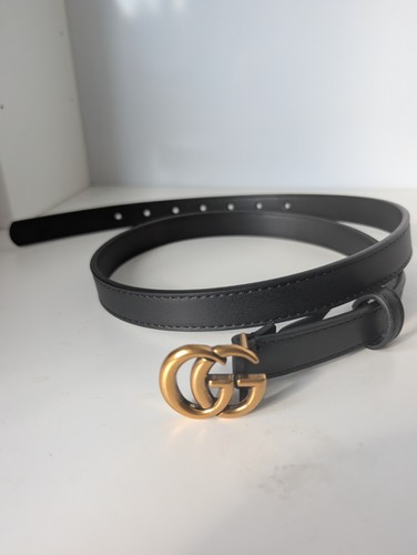 Gucci womans black belt - black,