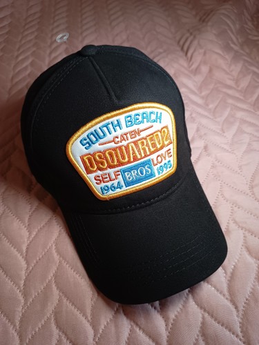 Dsquared2 black baseball cap - black,