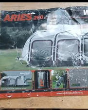 REDUCED ! Westfield Outdoors Aries 260 air caravan awning- Grey