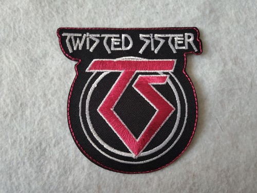 Twisted sister sew iron on - sister,