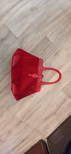 Nicole farhi bag red leather - nicole,