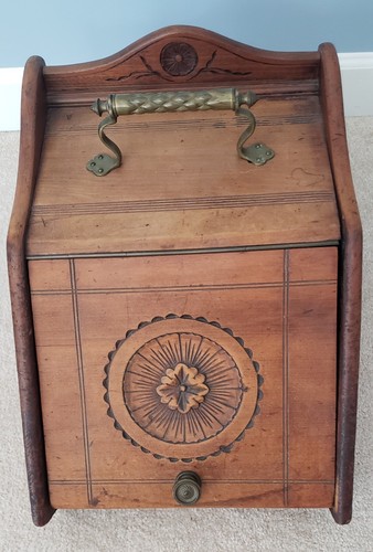 Antique solid wood coal - antique,