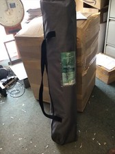 TESCO Outdoor Single Camp Bed with Carry Bag (L)190cm x (W)78cm x (H)41.5cm GREY