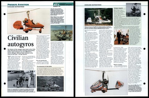 Civilian autogyros private - civilian,