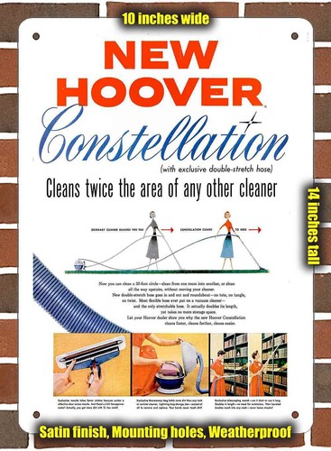 Metal sign 1955 hoover - metal,