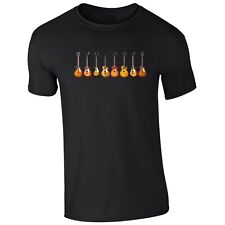 Les Paul Guitars t shirt 8 Classic Gibson  Sunburst t shirt Sizes to 2XL