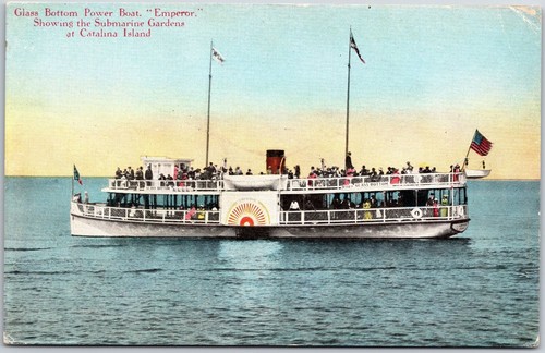 Glass bottom powerboat emperor - glass-bottom,