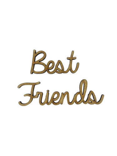 Best friends words - friends, 6cm