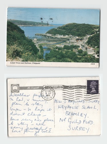Postcard lower town and - lower,