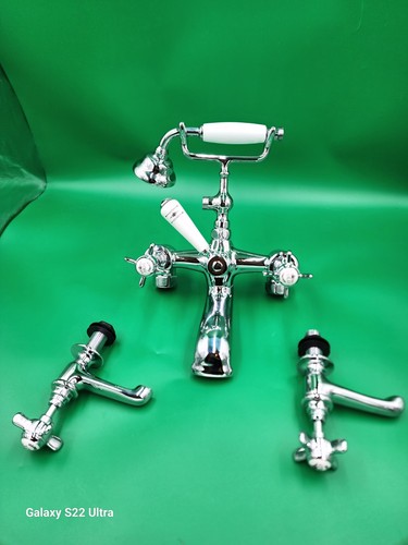 Bath mixer tap set retro - bath,