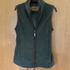 LADIES FERN GREEN SCHOFFEL FLEECE GILET SIZE 12 LYNDON STYLE