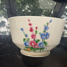 Crown Staffordshire Hollyhocks Bowl