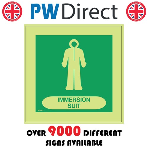 Sign immersion suit - sign, flotation