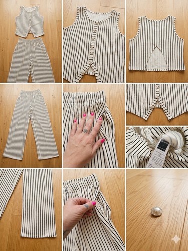 Women striped matching - women's,