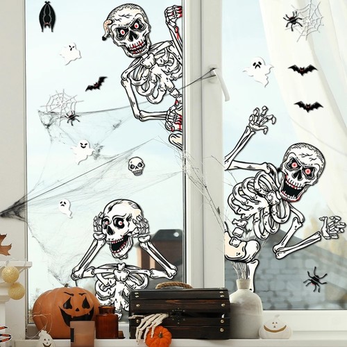 Halloween window stickers - halloween,