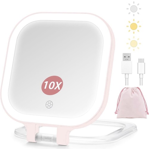 Pink double sided led portable - double,